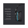 Logitech - G635 Wired Gaming Headset for PC - Black/Blue