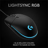 Logitech - G Pro (Hero) Wired Optical Gaming Mouse with LIGHTSYNC RGB Lighting - Black