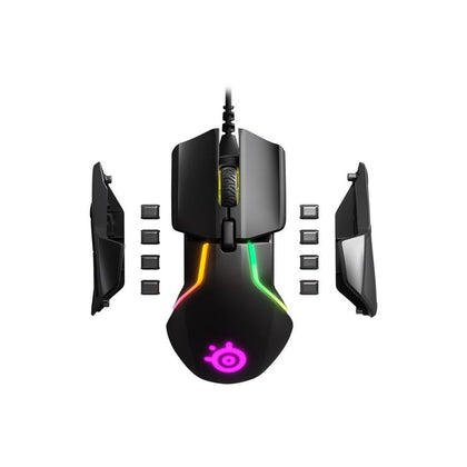 SteelSeries - Rival 600 Wired Optical Gaming Mouse with RGB Lighting - Black