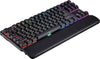 Fnatic - Mini Streak RGB Wired TKL Gaming Mechanical CHERRY MX Brown Switch Keyboard with RGB Back Lighting - Black