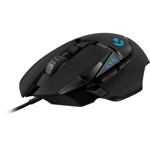 Logitech - G502 HERO Wired Optical Gaming Mouse with RGB Lighting - Black